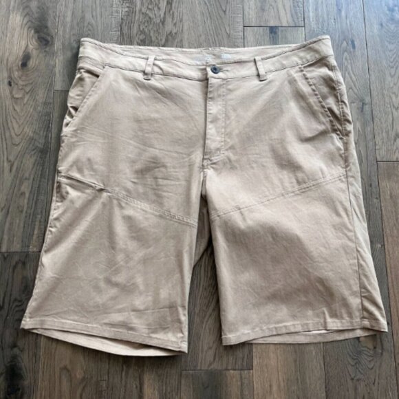 Mountain Hardwear Other - Mountain Hardwear Men's Khaki Hiking Shorts Size 38 Outdoor Travel Cotton Casual